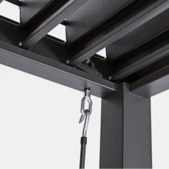 Bizzotto Pergolas Et Tonnelles Pergola Aluminium 3x3 M - Pacific -France Parasols Soldes 2022 pergola aluminium 3x3 m pacific 4