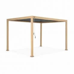 Alice's Garden Pergolas Et Tonnelles Pergola Bioclimatique Coloris Bois