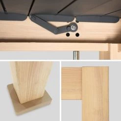 France Parasols Soldes 2022 -France Parasols Soldes 2022 pergola bioclimatique coloris bois 3x3m aluminium 1