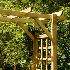 Jardipolys Pergolas Et Tonnelles Pergola De Jardin Pour Plantes Grimpantes En Pin -France Parasols Soldes 2022 pergola de jardin pour plantes grimpantes en pin 3