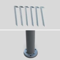 Alice's Garden Pergolas Et Tonnelles Pergola En Acier Renforcé Avec Rideaux En Toile écrue 3x4m -France Parasols Soldes 2022 pergola en acier renforce avec rideaux en toile ecrue 3x4m 4