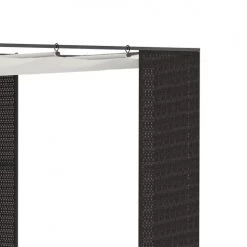 Outsunny Pergolas Et Tonnelles Pergola Rétractable Style Colonial Métal Résine Noire Polyester Crème 10 Outsunny Pergolas Et Tonnelles Pergola Rétractable Style Colonial Métal Résine Noire Polyester Crème -France Parasols Soldes 2022 pergola retractable style colonial metal resine noire polyester creme 4