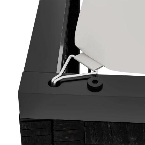 Outsunny Pergolas Et Tonnelles Pergola Rétractable Style Colonial Métal Résine Noire Polyester Crème 6 Outsunny Pergolas Et Tonnelles Pergola Rétractable Style Colonial Métal Résine Noire Polyester Crème – Image 6