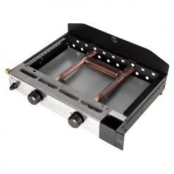 Somagic Barbecues Et Planchas Plancha Au Gaz 2 Brûleurs Plaque En Fonte Acier Noire -France Parasols Soldes 2022 plancha au gaz 2 bruleurs plaque en fonte acier noire 2