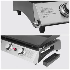 Happy Garden Barbecues Et Planchas Plancha Au Gaz 3 Brûleurs En Acier Noir -France Parasols Soldes 2022 plancha au gaz 3 bruleurs en acier noir 2