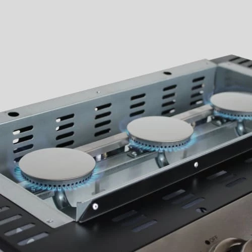 Alice's Garden Barbecues Et Planchas Plancha Au Gaz 3 Brûleurs Sur Chariot 4 Alice's Garden Barbecues Et Planchas Plancha Au Gaz 3 Brûleurs Sur Chariot – Image 4