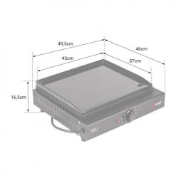Somagic Barbecues Et Planchas Plancha électrique Avec Plaque En Fonte Noire -France Parasols Soldes 2022 plancha electrique avec plaque en fonte noire 3