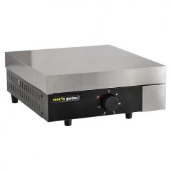 Cook In Garden Barbecues Et Planchas Plancha électrique Plaque En Fonte Noire Et Capot