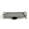 Livoo Barbecues Et Planchas Plancha Nature En Aluminium Noir