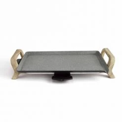 Livoo Barbecues Et Planchas Plancha Nature En Aluminium Noir