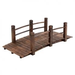 Outsunny Objets Déco De Jardin Pont De Jardin - Pont De Bassin - Bois De Sapin Traité Carbonisation 9 Outsunny Objets Déco De Jardin Pont De Jardin - Pont De Bassin - Bois De Sapin Traité Carbonisation -France Parasols Soldes 2022 pont de jardin pont de bassin bois de sapin traite carbonisation 3