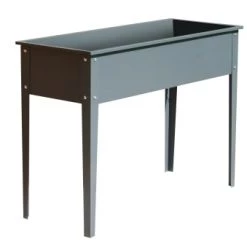 Dcb Garden Rangements Extérieur Potager Urbain En Acier Gris Anthracite -France Parasols Soldes 2022 potager urbain en acier gris anthracite 3