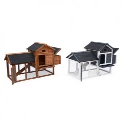 Alice's Garden Rangements Extérieur Poulailler En Bois Anthracite Galinette, 3 Poules, Cage à Poule Avec -France Parasols Soldes 2022 poulailler en bois anthracite galinette 3 poules cage a poule avec 4