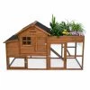 Alice's Garden Rangements Extérieur Poulailler En Bois Avec Carré Potager Campine, 3 Poules