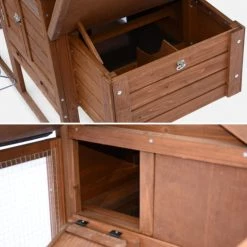 Alice's Garden Rangements Extérieur Poulailler En Bois Galinette, 3 Poules, Cage à Poule Avec Enclos -France Parasols Soldes 2022 poulailler en bois galinette 3 poules cage a poule avec enclos 3