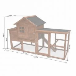 Alice's Garden Rangements Extérieur Poulailler En Bois Geline, 4 Poules, Cage à Poule Avec Enclos -France Parasols Soldes 2022 poulailler en bois geline 4 poules cage a poule avec enclos 4