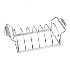 GEFU Barbecues Et Planchas Rack à Travers De Porc Pour Barbecue En Acier Inoxydable Argent