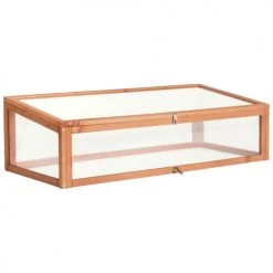 Tectake Rangements Extérieur Serre Châssis De Jardin Pour Carré Potager 115 X 53 X 34 Cm Marron -France Parasols Soldes 2022 serre chassis de jardin pour carre potager 115 x 53 x 34 cm marron 2