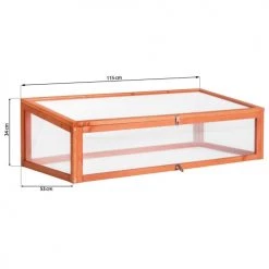 Tectake Rangements Extérieur Serre Châssis De Jardin Pour Carré Potager 115 X 53 X 34 Cm Marron -France Parasols Soldes 2022 serre chassis de jardin pour carre potager 115 x 53 x 34 cm marron 5