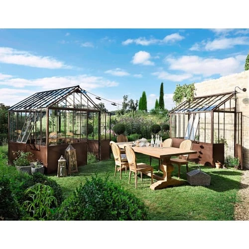 Maisons Du Monde Rangements Extérieur Serre En Métal Effet Rouille H 252 Cm 6 Maisons Du Monde Rangements Extérieur Serre En Métal Effet Rouille H 252 Cm – Image 6