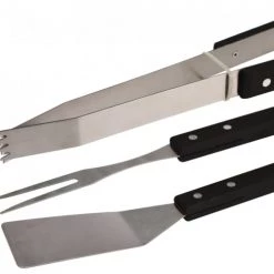 Wadiga Barbecues Et Planchas Set De 3 Ustensiles Pour Barbecue Inox Et Bois Noir -France Parasols Soldes 2022 set de 3 ustensiles pour barbecue inox et bois noir 2
