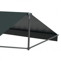 Concept Usine Pergolas Et Tonnelles Store Banne Double Pente 4 X 3 M Gris -France Parasols Soldes 2022 store banne double pente 4 x 3 m gris 4