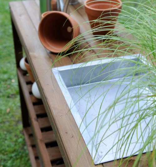 Jardipolys Rangements Extérieur Table De Préparation Avec 3 Bacs De Rangement En Pin Teinté Marron 3 Jardipolys Rangements Extérieur Table De Préparation Avec 3 Bacs De Rangement En Pin Teinté Marron – Image 3