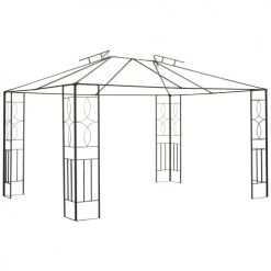 Outsunny Pergolas Et Tonnelles Toile De Rechange Tonnelle Beige 3 X 4 M -France Parasols Soldes 2022 toile de rechange tonnelle beige 3 x 4 m 3