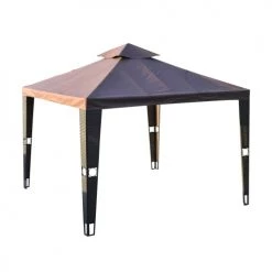 Outsunny Pergolas Et Tonnelles Toile De Rechange Tonnelle Marron 3 X 3 M -France Parasols Soldes 2022 toile de rechange tonnelle marron 3 x 3 m 2