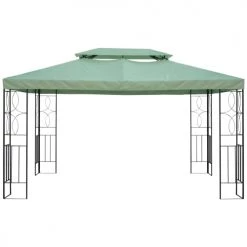 Outsunny Pergolas Et Tonnelles Toile De Rechange Tonnelle Vert 3 X 4 M -France Parasols Soldes 2022 toile de rechange tonnelle vert 3 x 4 m 2