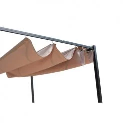 Concept Usine Pergolas Et Tonnelles Tonnelle Autoportante 3 X 3 M En Acier Avec Toile Taupe -France Parasols Soldes 2022 tonnelle autoportante 3 x 3 m en acier avec toile taupe 2