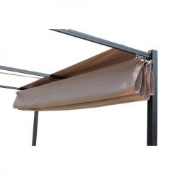 Concept Usine Pergolas Et Tonnelles Tonnelle Autoportante 3 X 3 M En Acier Avec Toile Taupe -France Parasols Soldes 2022 tonnelle autoportante 3 x 3 m en acier avec toile taupe 5