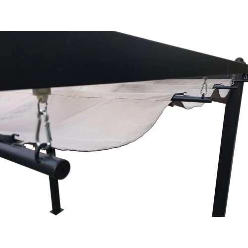 Concept Usine Pergolas Et Tonnelles Tonnelle Autoportante 3 X 3 M En Aluminium Et Toile Taupe 6 Concept Usine Pergolas Et Tonnelles Tonnelle Autoportante 3 X 3 M En Aluminium Et Toile Taupe – Image 6