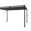 Concept Usine Pergolas Et Tonnelles Tonnelle Autoportante 3 X 4 M En Acier Avec Toile Grise