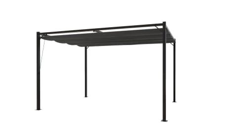 Concept Usine Pergolas Et Tonnelles Tonnelle Autoportante 3 X 4 M En Acier Avec Toile Grise 1 Concept Usine Pergolas Et Tonnelles Tonnelle Autoportante 3 X 4 M En Acier Avec Toile Grise