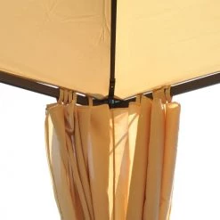 Outsunny Pergolas Et Tonnelles Tonnelle Barnum 4 Toiles Latérales Beige Et Noir -France Parasols Soldes 2022 tonnelle barnum 4 toiles laterales beige et noir 5