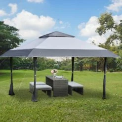 Outsunny Pergolas Et Tonnelles Tonnelle Barnum De Jardin Pop-up Pliant Avec Sac Transport -France Parasols Soldes 2022 tonnelle barnum de jardin pop up pliant avec sac transport 3