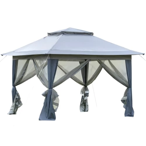 Outsunny Pergolas Et Tonnelles Tonnelle Barnum De Jardin Pop-up Pliant Moustiquaires Sac Transport 1 Outsunny Pergolas Et Tonnelles Tonnelle Barnum De Jardin Pop-up Pliant Moustiquaires Sac Transport