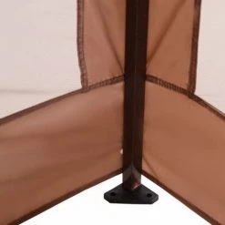 Outsunny Pergolas Et Tonnelles Tonnelle Barnum Pliant 3,25L X 3,25l X 2,95H M Coloris Café -France Parasols Soldes 2022 tonnelle barnum pliant 3 25l x 3 25l x 2 95h m coloris cafe 4