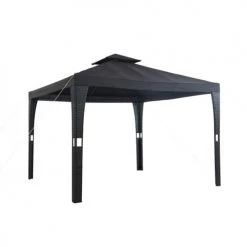 Beau Rivage Pergolas Et Tonnelles Tonnelle De Jardin Coloris Noir