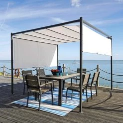 France Parasols Soldes 2022 -France Parasols Soldes 2022 tonnelle de jardin ecrue h220 1000 14 26 139057 11
