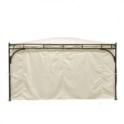 Maisons Du Monde Pergolas Et Tonnelles Tonnelle De Jardin En Acier Noir Et Toile écrue -France Parasols Soldes 2022 tonnelle de jardin en acier noir et toile ecrue 1000 9 4 209432 5