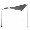 Maisons Du Monde Pergolas Et Tonnelles Tonnelle De Jardin En Métal Et Toile Gris Anthracite