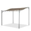 IMS Garden Pergolas Et Tonnelles Tonnelle Murale 3x2,5m Avec Toile Taupe