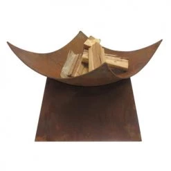 Esschert Design Braséros Et Cheminées D'extérieur Vasque Carrée Aspect Rouillé -France Parasols Soldes 2022 vasque carree aspect rouille 2